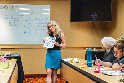 Erica teaching hotel class