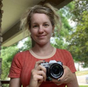 Erica with camera