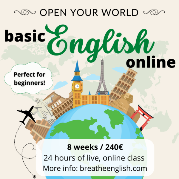 clase de inglés básico online